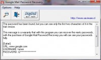   Google Mail Password Recovery