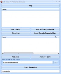   Add Zeros To Filenames Software