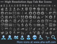   High Resolution App Tab Bar Icons