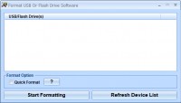   Format USB Or Flash Drive Software