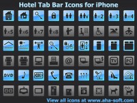   Hotel Tab Bar Icons for iPhone