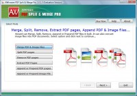   Merge and Split Adobe Pdf files
