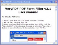   VeryPDF PDF Form Filler