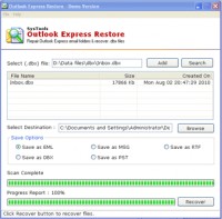   Transfer Outlook Express DBX Files