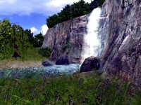  3D Vivid Waterfall Screensaver