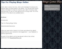  Tips For Playing Bingo Online