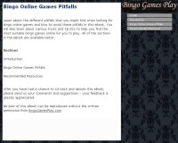   Bingo Online Games Pitfalls