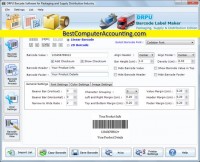   Barcode Software for Packaging Supply