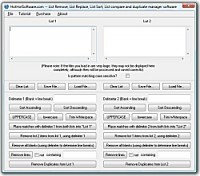   Get List manager Remove, List Replace, List Sort, List compare and duplicate list manager software Software