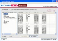   Access 2003 Database Recovery