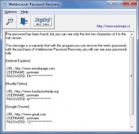   Webbrowser Password Recovery