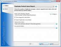   Duplicate Outlook Items Report