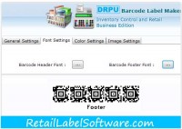   Retail Inventory Barcode Fonts