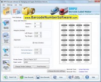   Packaging Supply Barcodes Generator