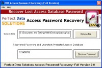   MS Access File Password Cracker