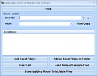   Excel Apply Macro To Multiple Files Software