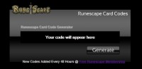   Runescape Membership Generator