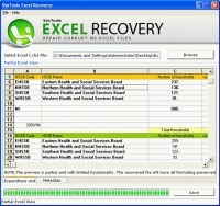   Repairing Excel Workbook