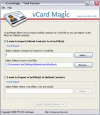   vCard Import into Outlook 2010