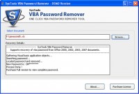   VBA Password Recovery Utility