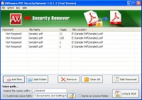  Pdf Security Remover for AES