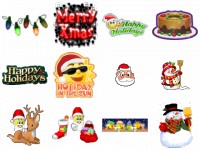   Free Christmas Emoticons