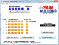  MegaMillions Checker Standard