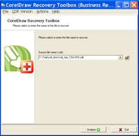   CorelDraw Recovery Toolbox