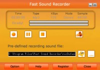   Fast Sound Recorder