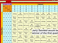   Football Squares Spreadsheet