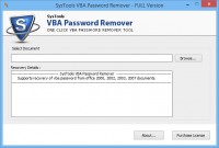   VBA Password Recovery Program