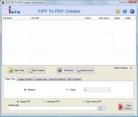   Convert TIFF Files to PDF