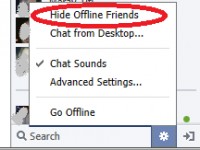   Hide Offline Friends In Facebook Chat