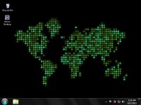   Green Animated Map Wallpaper