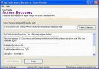  MSAccess Database Recovery for MS Access
