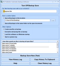   MS Publisher Automatic Backup Software