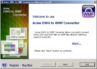   Acme DWG to WMF Converter