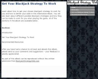  Get Your Blackjack Strategy To Work