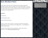   Basic Blackjack Rules
