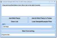   Convert Multiple M4A Files To MP3 Files Software