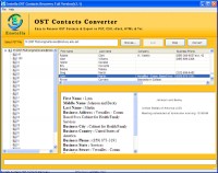  OST Contacts to PST