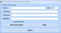   MS SQL Server Find and Replace Software