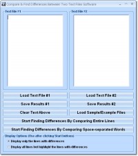   Compare & Find Differences Between Two Text Files Software