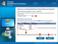   Pakeysoft Windows 7 Password Reset