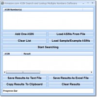   Amazon.com ASIN Search and Lookup Multiple Numbers Software