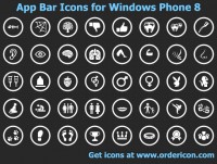   App Bar Icons for Windows Phone 8