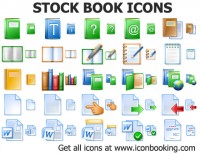   Stock Book Icons
