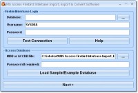   MS Access Firebird Interbase Import, Export & Convert Software
