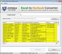   Excel to Outlook Contacts Conversion