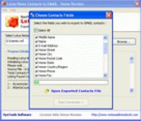  Lotus Notes Contacts Conversion